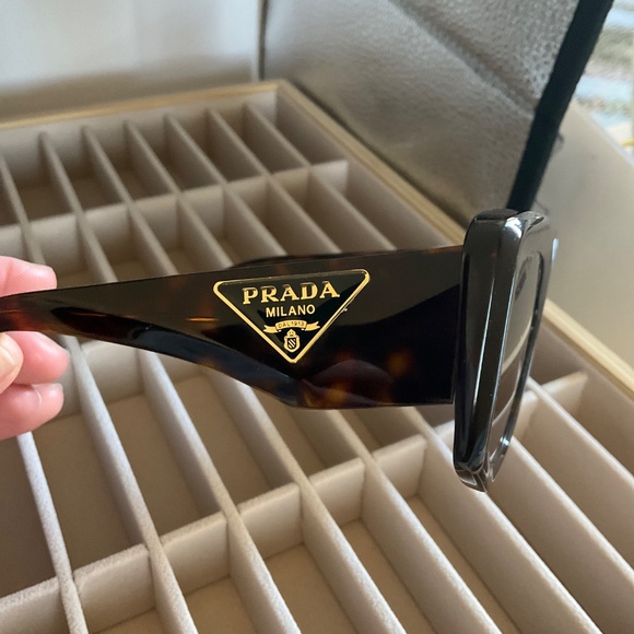 Prada PR 14ZS Tortoise/Brown Shaded (2AU-6S1) Sunglasses - Picture 6 of 9